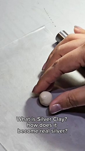 771K views · 10K reactions | Ever seen silver you can mold like clay? This is Shannta Silver Clay — shape it, fire it, and it becomes 99.99% pure silver Certified by GIT #shannta #silverclay #handcraftedjewelry #clayart #jewelrymaking #craft #silverclayjewelry #silverclaytips #silverclayjewellery #silverjewelry | Shannta | Facebook