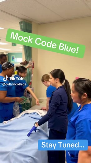 Mock Code Blue Training Session