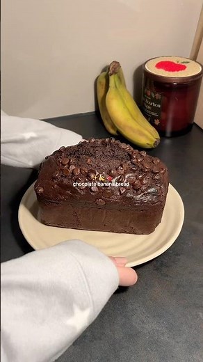 Chocolate banana bread #bananabread
