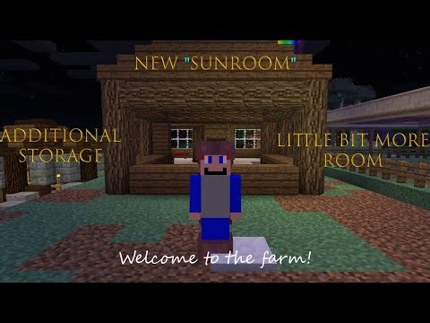 Farming Valley Episode 8| Making the sunroom addition on my home