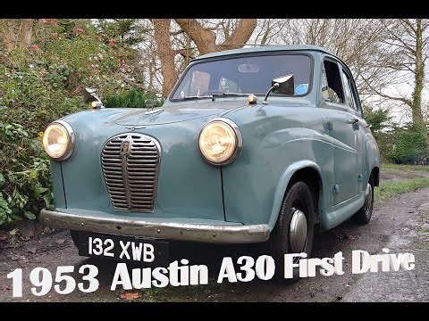 1953 Austin A30 first drive in at least a decade!