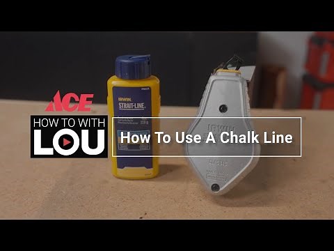 How To Use A Chalk Line | Ace Hardware