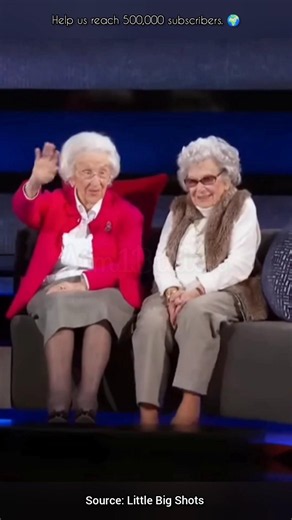 "Love Eachother! ❤️" - The Grandma Duo That Broke the Internet | Gemma & Ginga #shorts