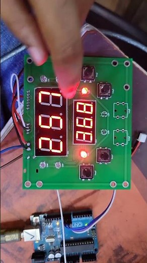 Arduino 74hc595 7-segment #arduino #arduinoprojects