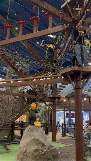 Ropes Course at Great wolf lodge - 2