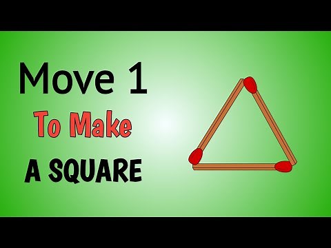 Move only 1 stick to make a perfect square, Only 1% have solved yet