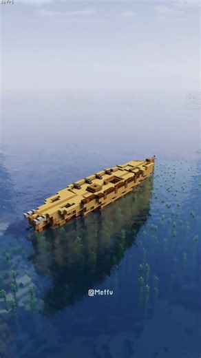 Minecraft Shipwreck #building#minecraft