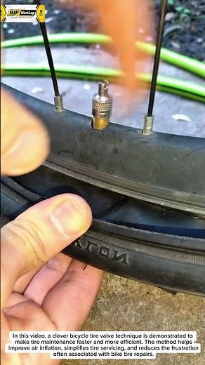 This Simple Bike Tire Valve Trick Saves Time and Effort! 🚴‍♂️