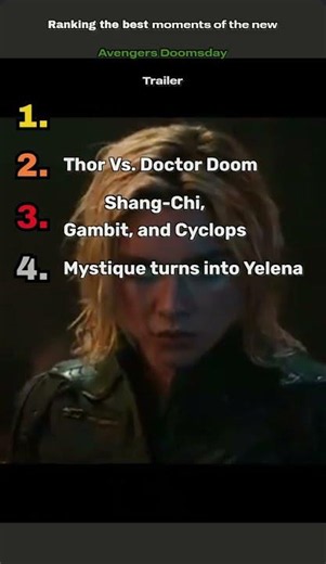 Ranking the best moments from the new Avengers Doomsday Trailer
