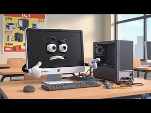 “The Monitor That Got TIRED of Students 😆 | ICT Troubleshooting Guide”