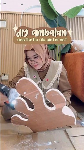 DIY ambalan aesthetic ala pinterest, gemash 😍✨🫶🏻 #tiranissya #diy #makeover