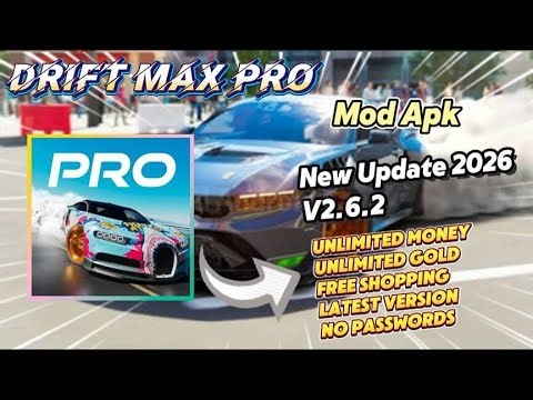 Drift Max Pro v2.6.2 Mod Apk Unlimited Money Free Shopping New Update 2026