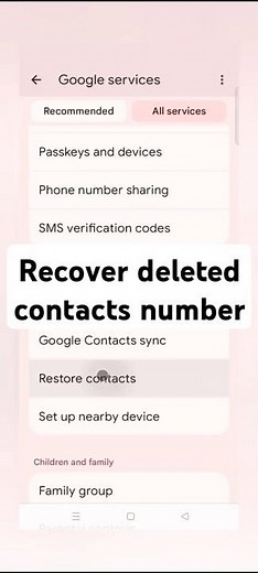 how to recover deleted contact number | recover deleted contacts | contact number delete recovery