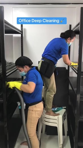 Office deep cleaning day! 🧹🧽 #cleaning #deepcleaning #cleaningservice #asmr
