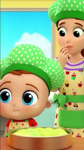 Family Cake Baking Competition! Yummy! #cakedecorating #baking #cartoonsforkids #littleangel #food