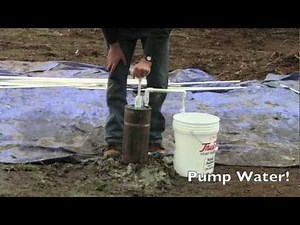 Set a Water Well Hand Pump