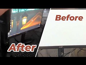 How to fix white flickering in monitor