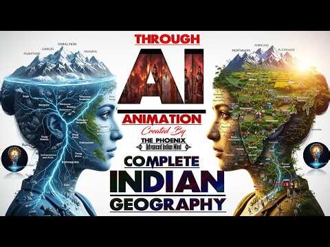 Indian Geography in ONE SHOT! | Complete AI Animation Movie Revision | SSC • UPSC • PCS | With Map