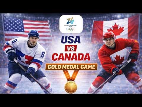 Canada Vs USA Winter Olympics Final Highlights | Battle for Gold