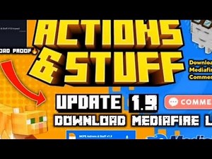 Minecraft Action and stuff 1.9 mod download link mediafire