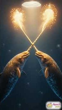 The Real Unicorn of the Ocean Is Disappearing… 🦄❄️ #Narwhal