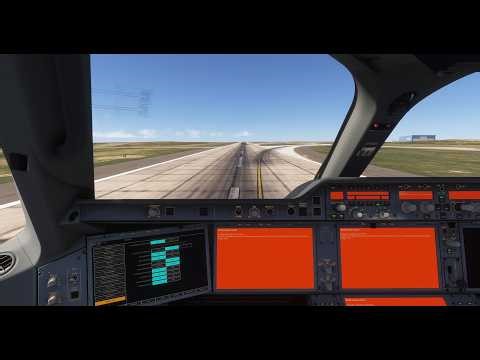 Inibuilds A350 Wasm crash after touchdown at Denver!