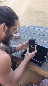 Throwback to when Jason Momoa received his first few of many to come! | Book of Alchemy
