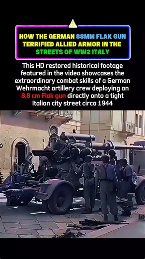 German 88mm Flak Gun