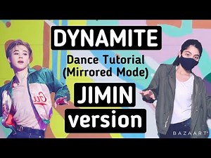 BTS Dynamite- Dance Tutorial (JIMIN version)