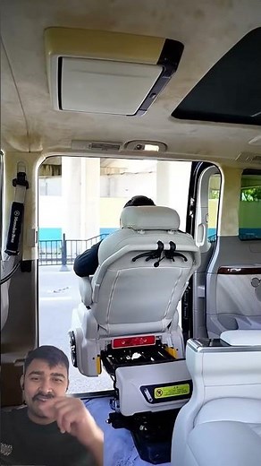Transferring a person from a wheelchair into a vehicle using an electric Lift 📌#viral
