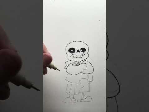 Outlining Sans using my new pens!