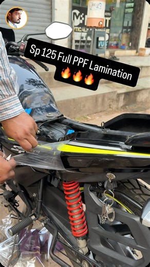 Manish Painter on Instagram: "Sp 125 Full PPF Lamination…🔥🔥 #shorts #sp125 #sp125ppf #shinelamination #manishpainteryt"