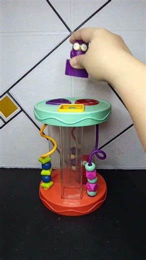 Purple 💜 owl shape sorter loop