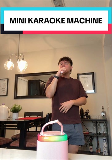 Mini Karaoke Machine with Voice Changer for Parties