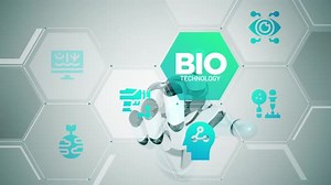 Biotechnology touch screen animation