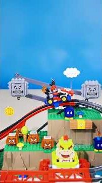 I built a playable LEGO Mario Kart! #lego #legomoc #mariokart