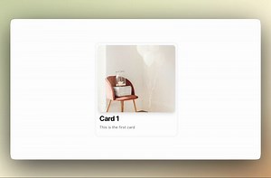 Stacked Cards Interaction