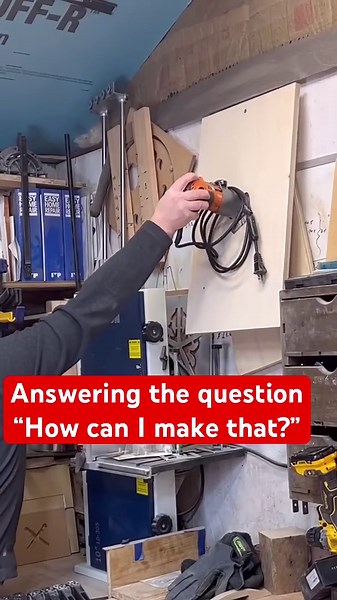 Simple method to make your own plywood router table #diytools #workshop #woodworking