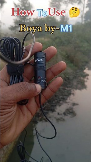 How to Use Boya BY-M1 Mic | Complete Beginners Guide #boyabym1 #boyabym1mic
