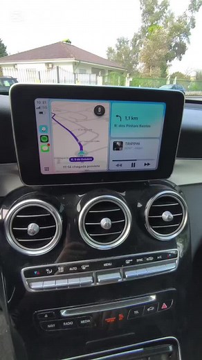 Mercedes GLC ✅ Carplay e Android auto sem fios integrado no ecrã original. ✅ Camara traseira tipo OEM ✅Instalamos em Vila Nova de Gaia. ✅ Fatura e garantia de acordo com legislação