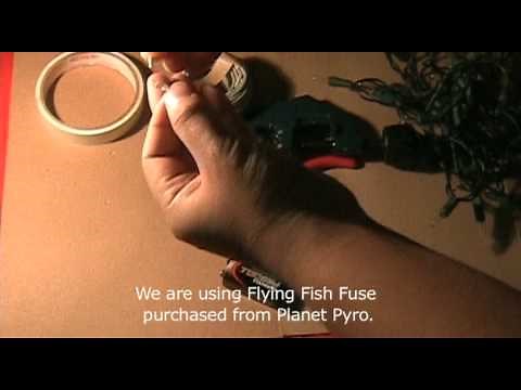 Do it yourself Homemade Electric Fuse Ignitor for Pyro/Fireworks