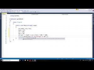 C# Program to create Grade-book