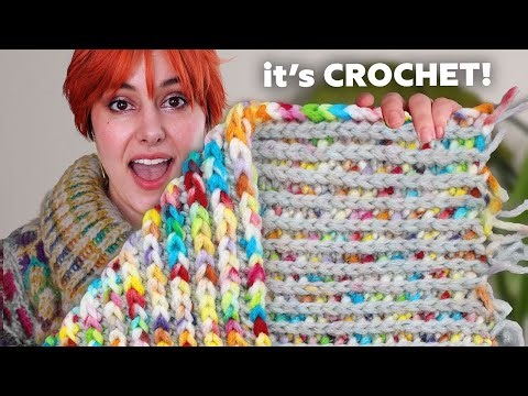 The Ultimate Knitting Dupe: Brioche Crochet Hack