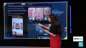 Yes, Trump reposted a conspiracy theory that Biden is a 'robotic clone'