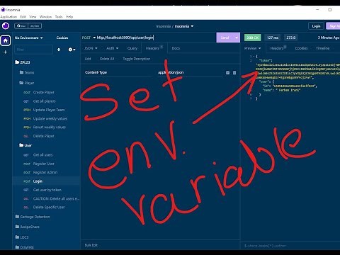 Insomnia - Use VALUE from one request in another