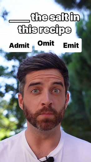 Difference between ADMIT, OMIT, and EMIT in English