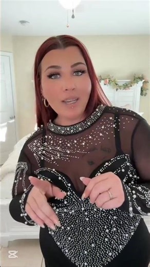 Plus Size Fashion | Elegant Sweetheart Mesh Jumpsuit Look