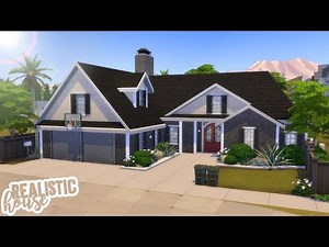 REALISTIC FAMILY HOME | The Sims 4 Speed Build