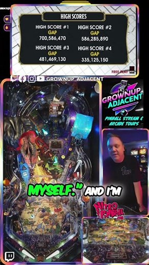 D&D Pinball Game: Playing in the Dark for the Story! #shorts