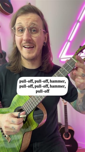 Ukulele legato exercise #theorythursday